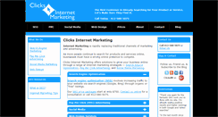 Desktop Screenshot of clicksinternetmarketing.com
